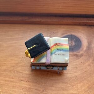 Vintage Graduation Trinket Box